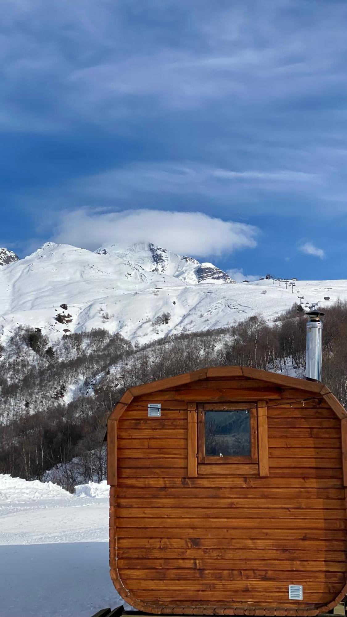 Sauna Tetnuldi Местия Экстерьер фото