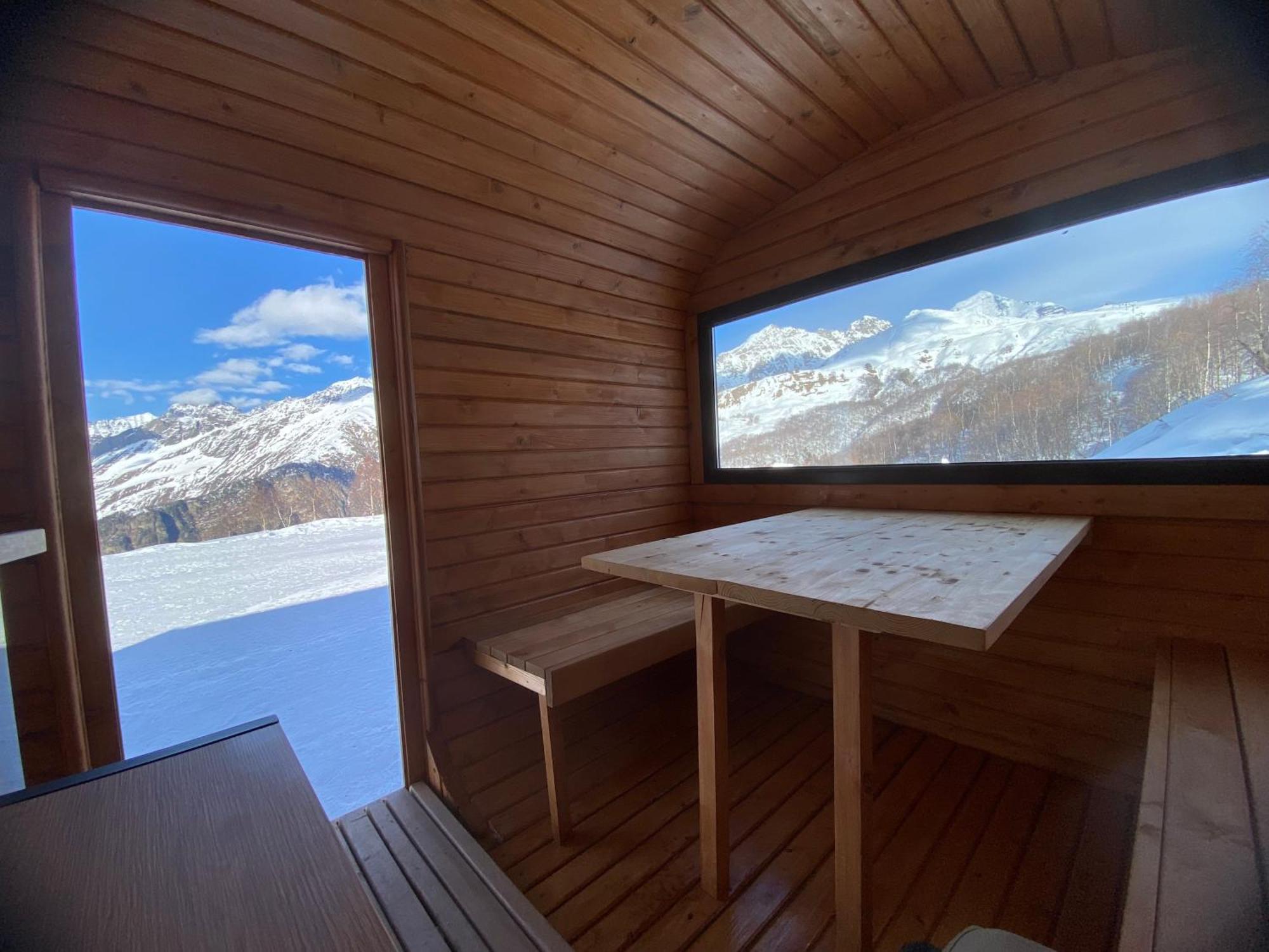 Sauna Tetnuldi Местия Экстерьер фото